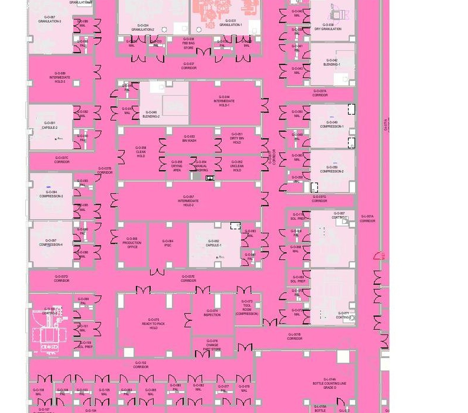 Ceiling Finish Layout