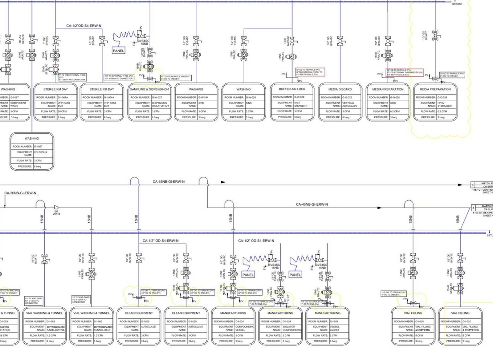 P&ID — Potable Water (Sheet 3 of 6)